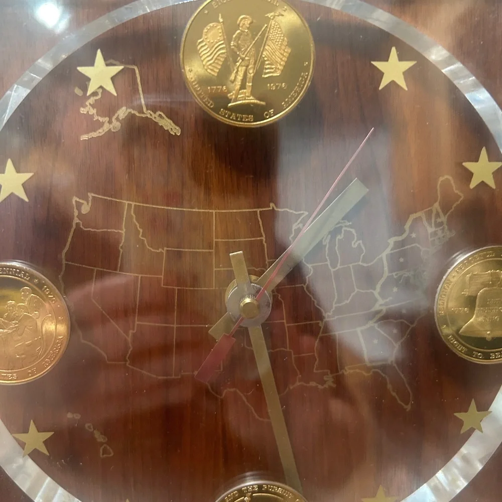 RARE-Limited Edition 1976 Marion Kay Clock, Model 76 M.K.Summers “Bicentennial”